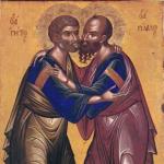 Иконография первоверховных апостолов петра и павла
